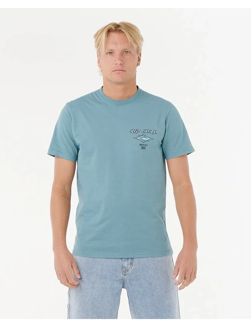 T-Shirt Fade Out Icon Azul