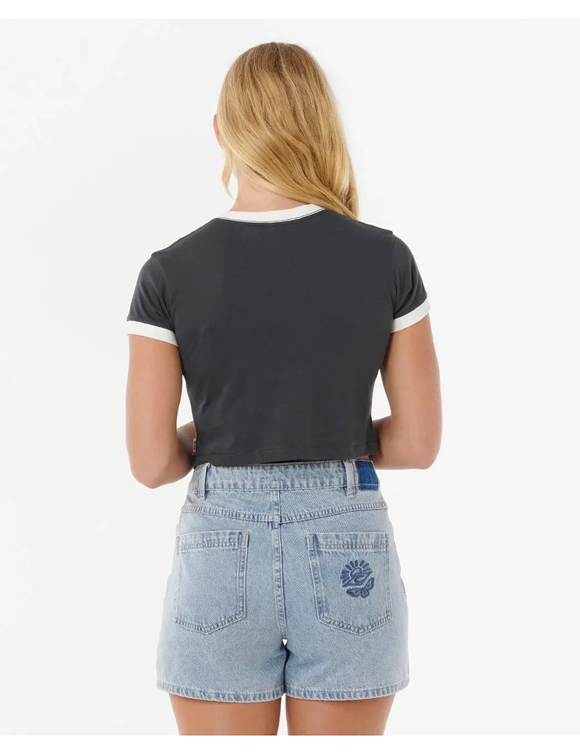 T-Shirt Cropped Keepsakes Preto