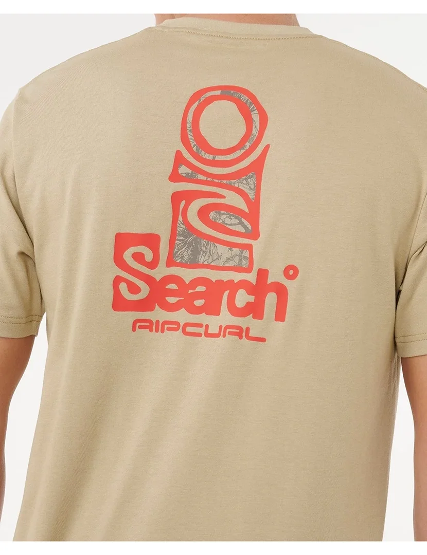 T-Shirt VaporCool Search Stack Castanho