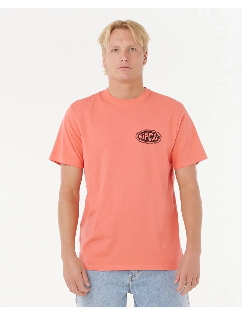 T-Shirt Raw Energy de Oval Laranja