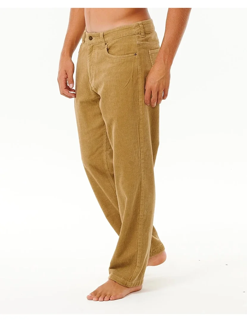 Calças de veludo clássico Surf Verde