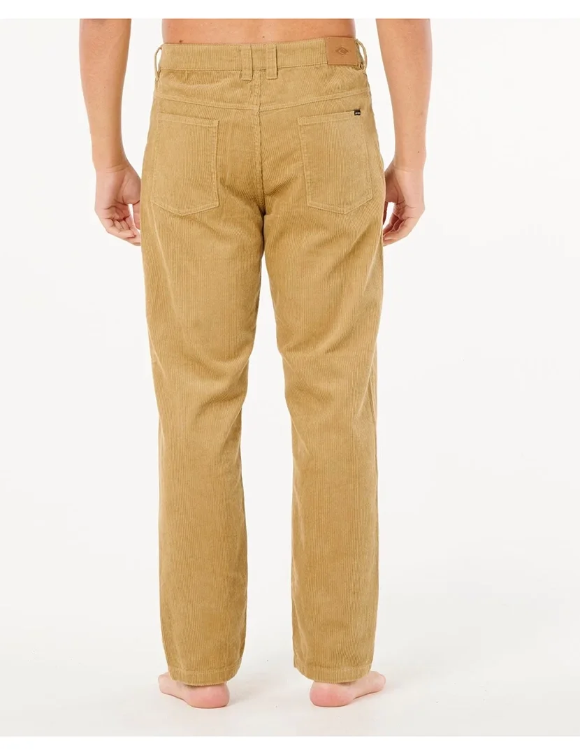 Calças de veludo clássico Surf Verde