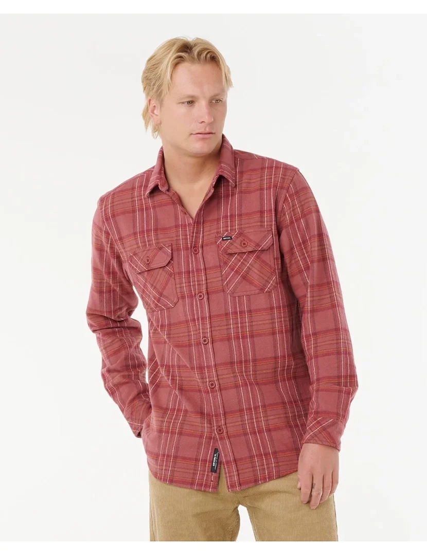 Camisa Griffin Flannel Vermelho