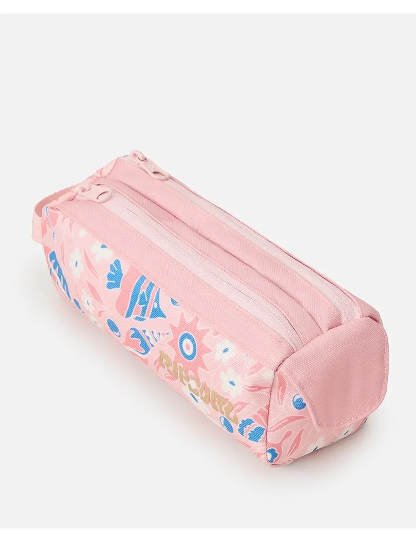 Estojo 2 Compartimentos Rosa Claro