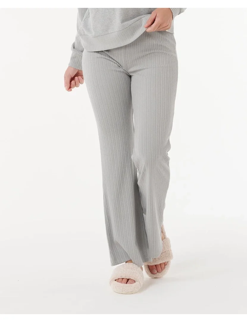 Calças Cosy Flare Cinzento