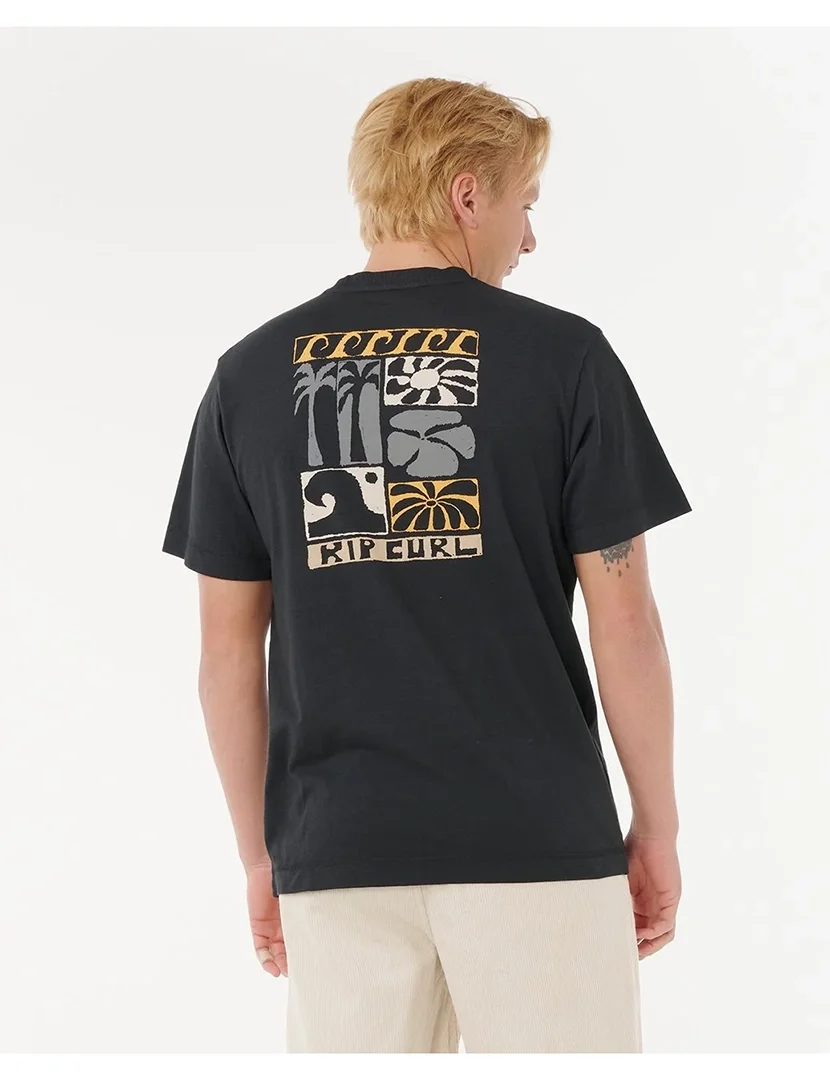 T-Shirt AOTS TY Williams Coastline Preto