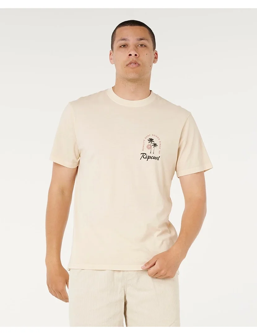 T-Shirt Mod Cali Sunset Bege