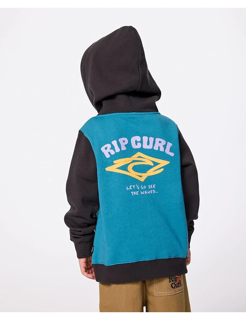 Sweatshirt zip Wave Dayz Azul