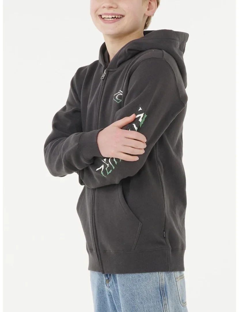 Sweatshirt zip Tropic Daze Preto