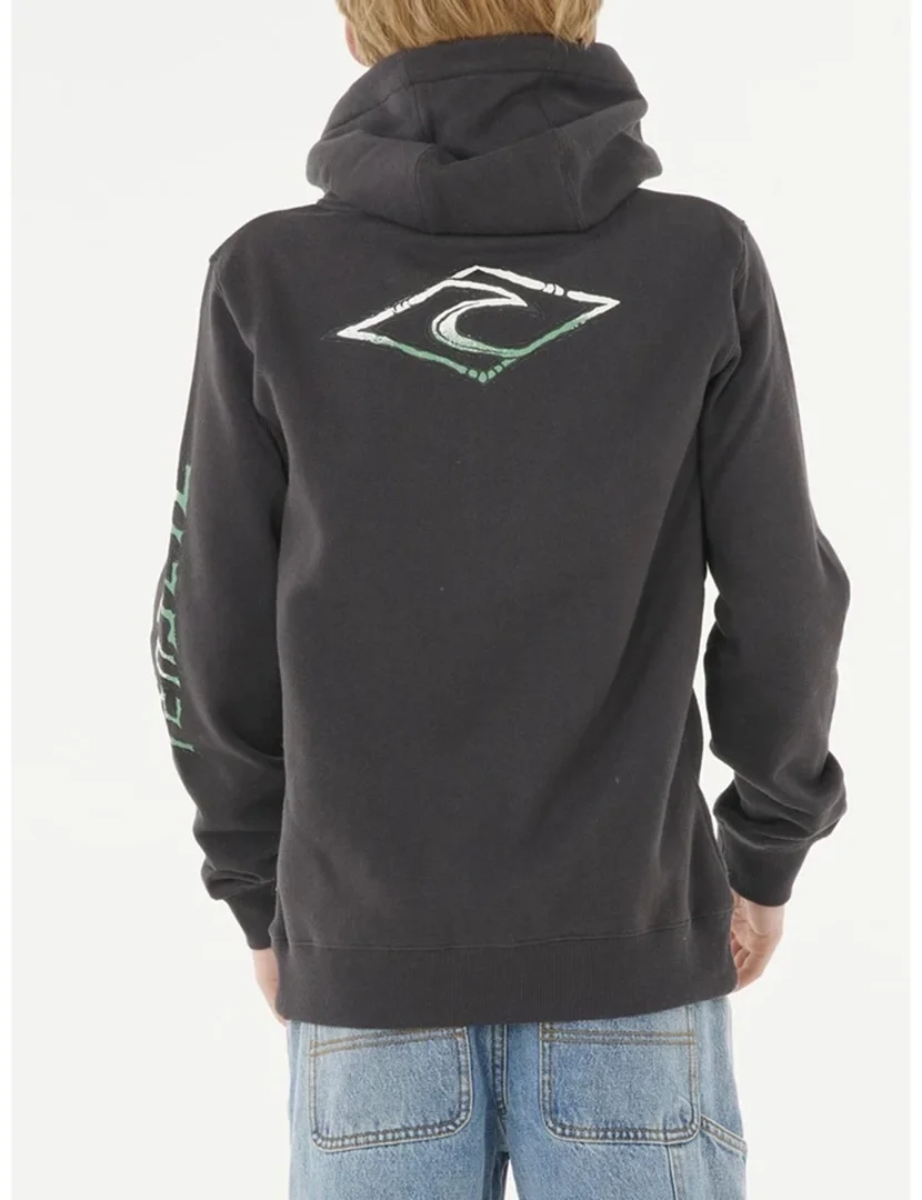 Sweatshirt zip Tropic Daze Preto