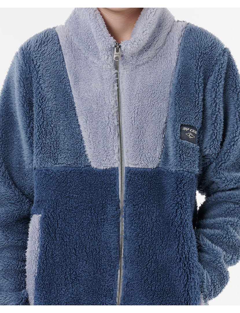 Casaco Polar Block Party Azul