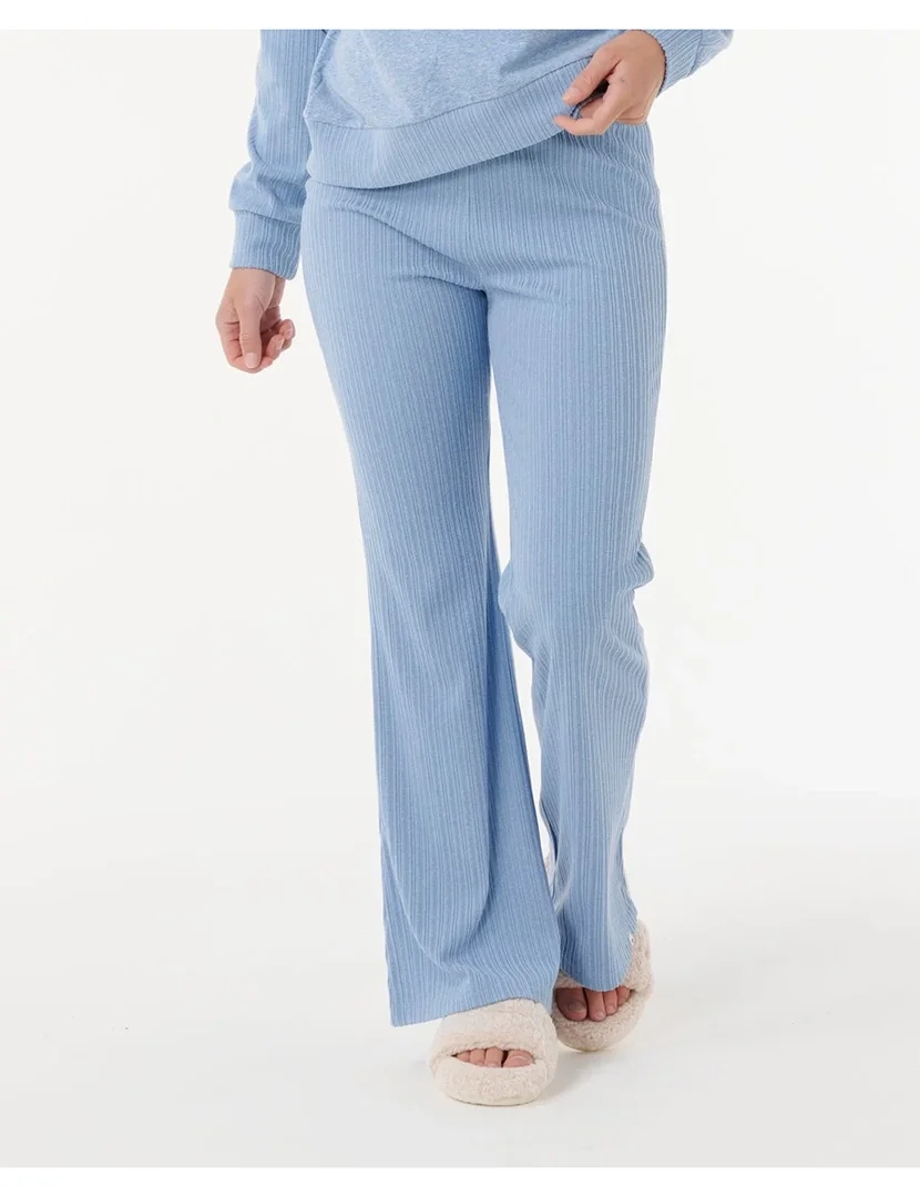 Calças Cosy Flare Azul