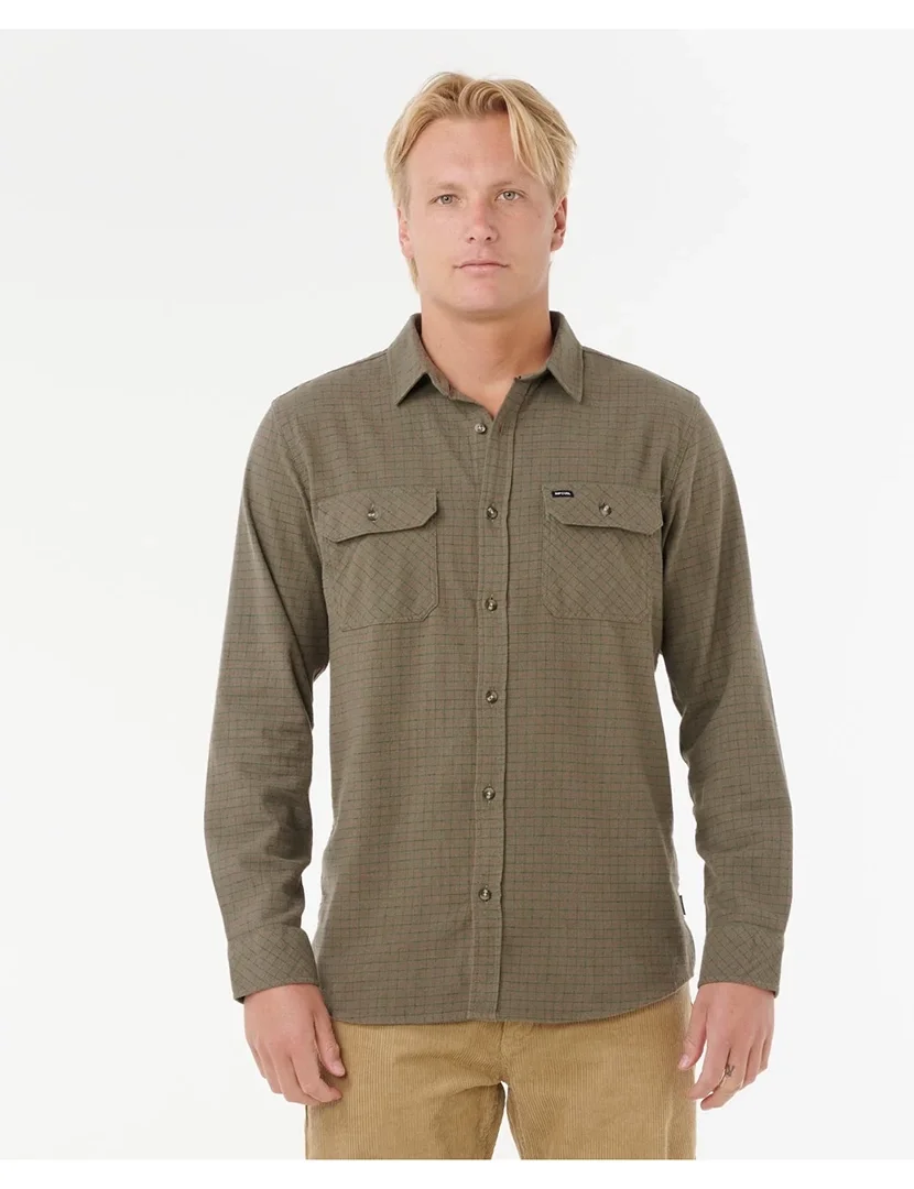 Camisa Classic Surf Checked In Flannel Verde
