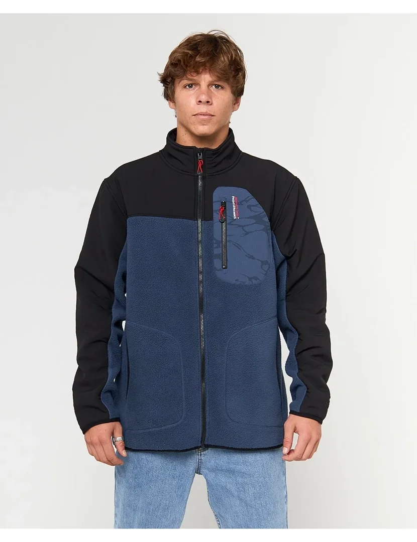 Casaco Anti-Series Search Zip Crew Azul