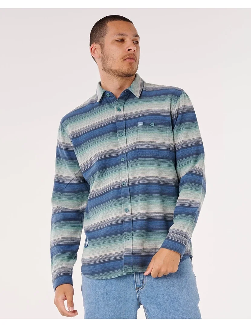 Camisa Mod Cali Flannel Azul