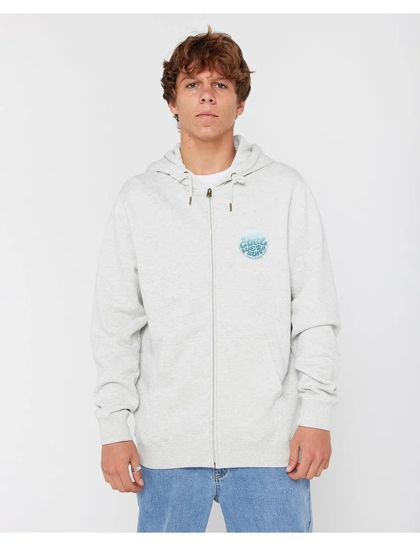 Sweatshirt zip Wettie Passage Icon Cinzento