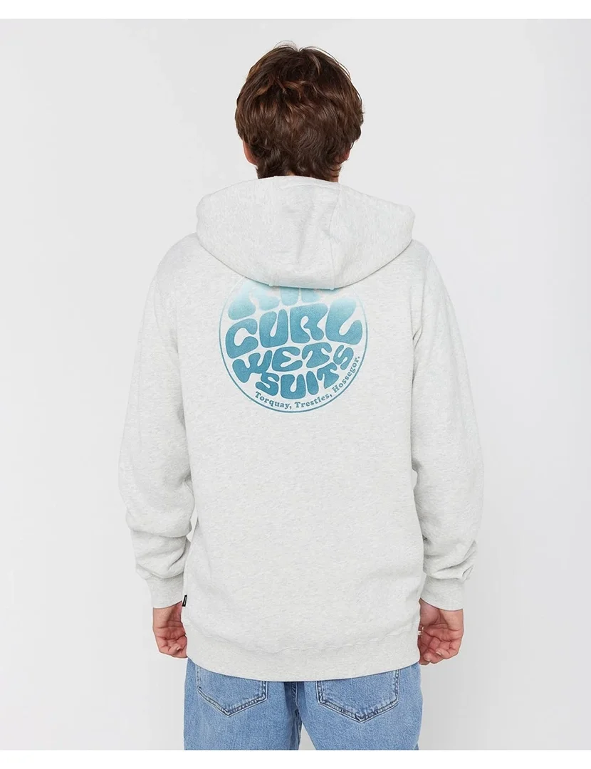 Sweatshirt zip Wettie Passage Icon Cinzento