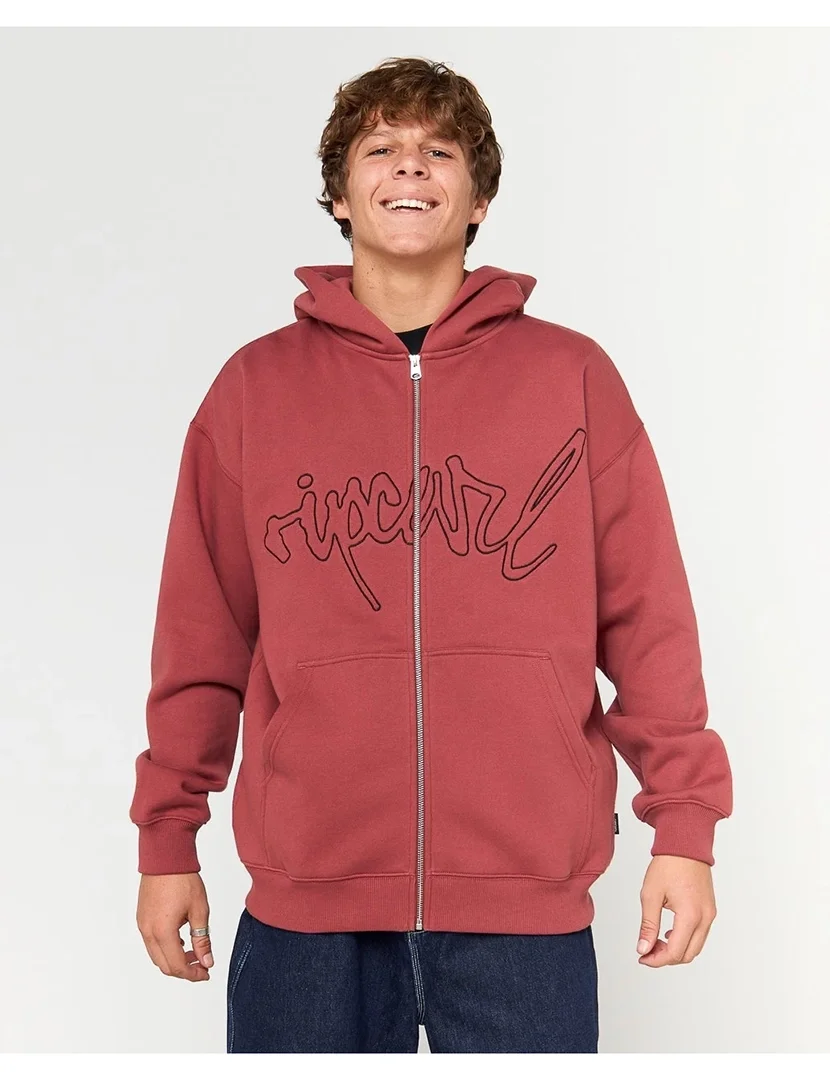 Sweatshirt zip Medina Vermelho