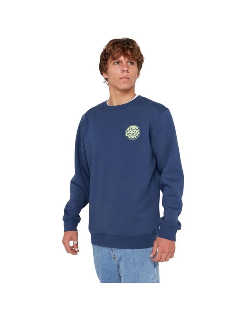 Sweatshirt Wetsuit Icon Crew Azul