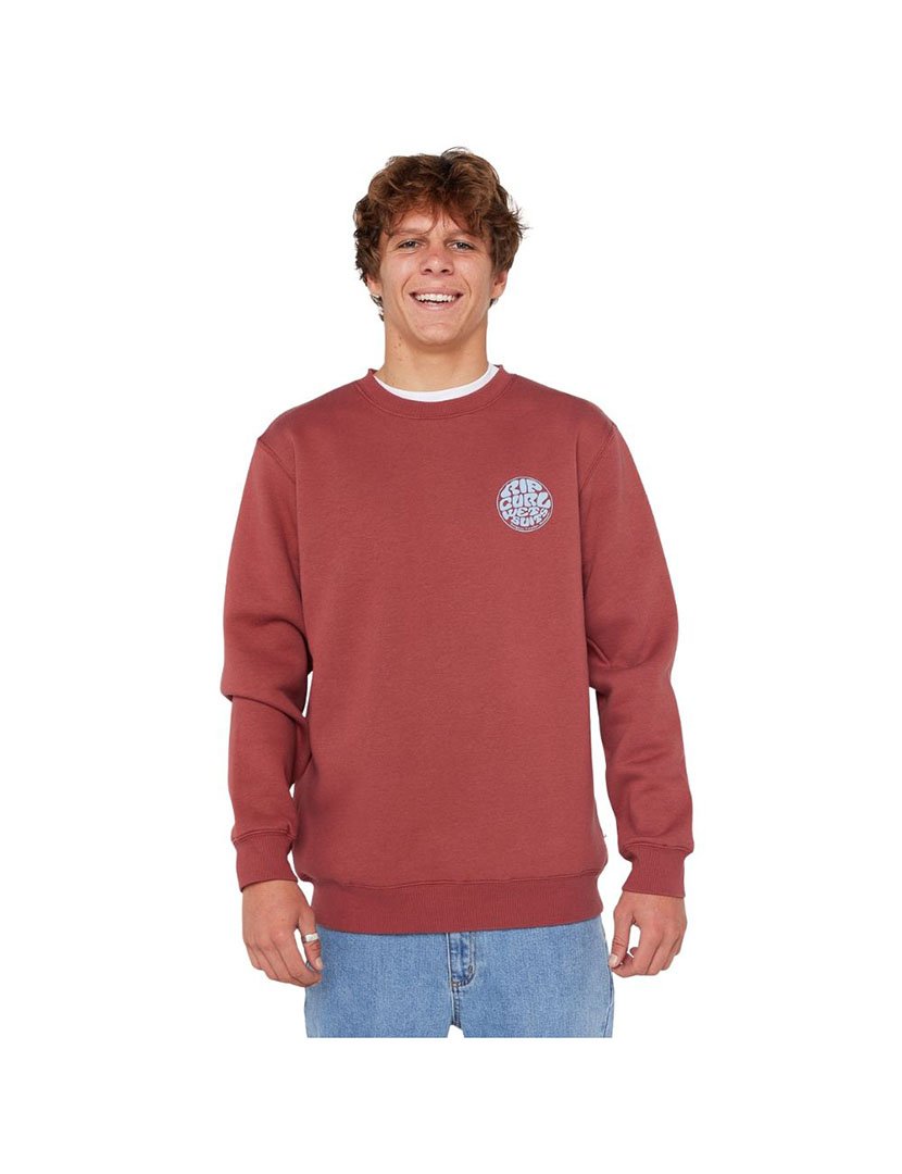 Sweatshirt Wetsuit Icon Crew Vermelho