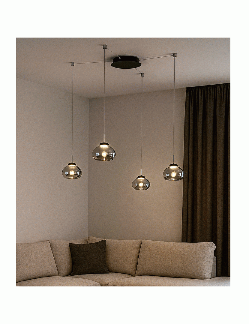 Candeeiro Teto Arabella 700 cm