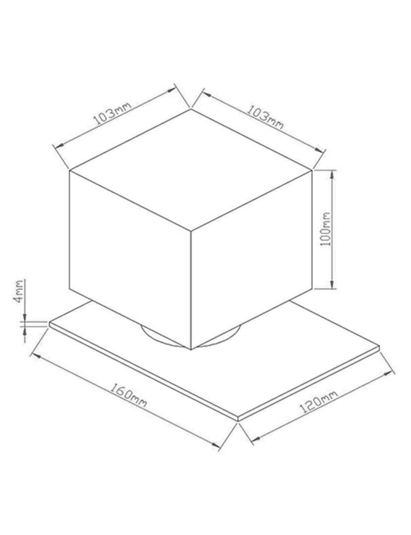 Candeeiro Mesa Zara 12 cm
