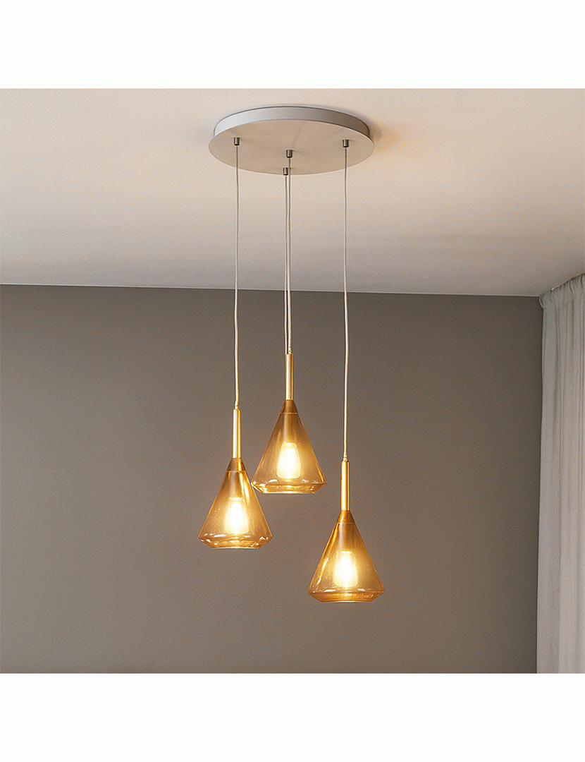 Candeeiro Teto Tris 52 cm