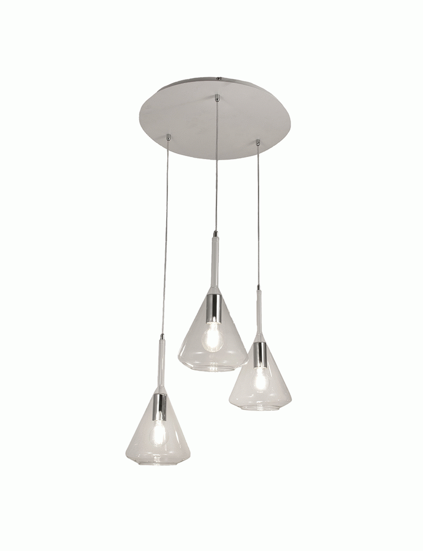 Candeeiro Teto Tris 52 cm