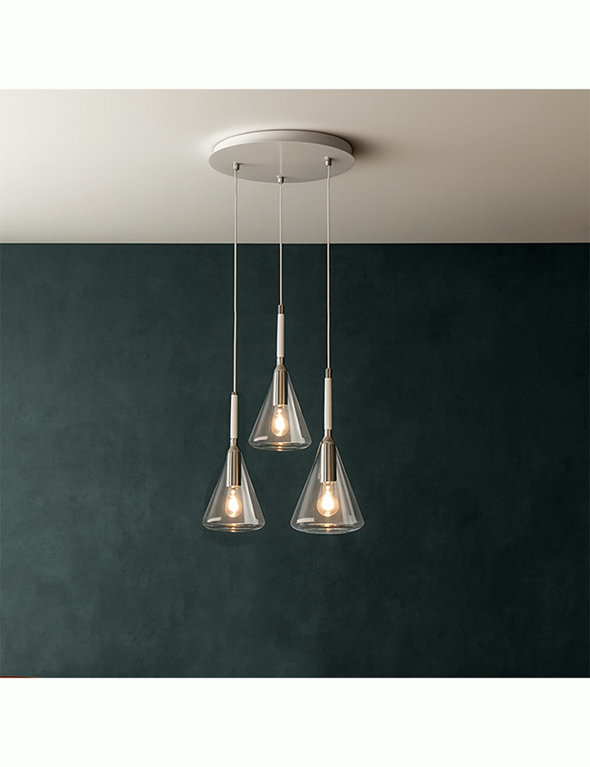 Candeeiro Teto Tris 52 cm