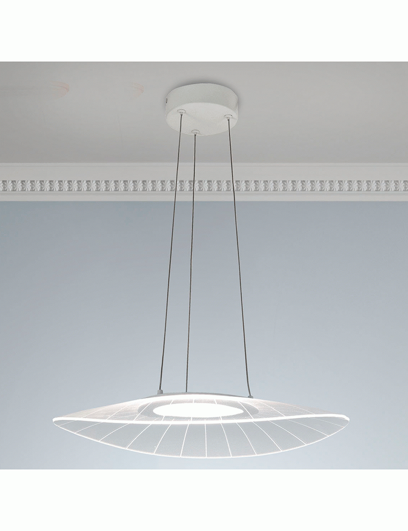 Candeeiro Teto Vela 59 cm