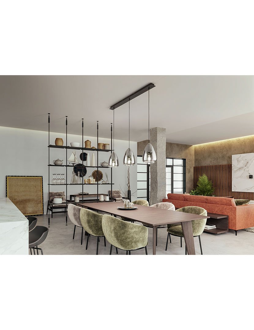 Candeeiro Teto Britton 112 cm