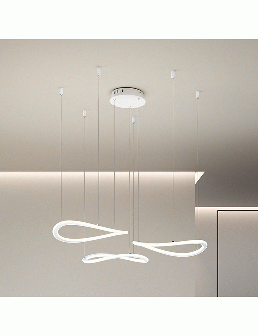 Candeeiro Teto Tirreno 50 cm