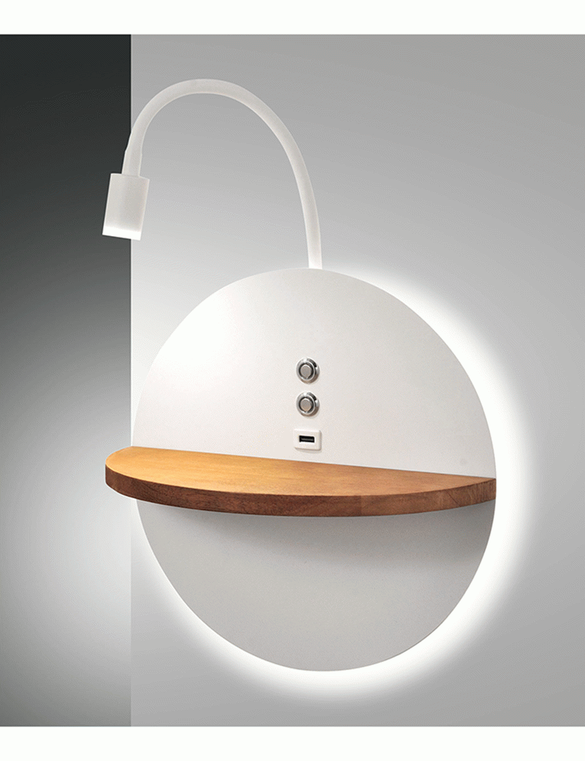 Candeeiro Parede Dual 30 cm