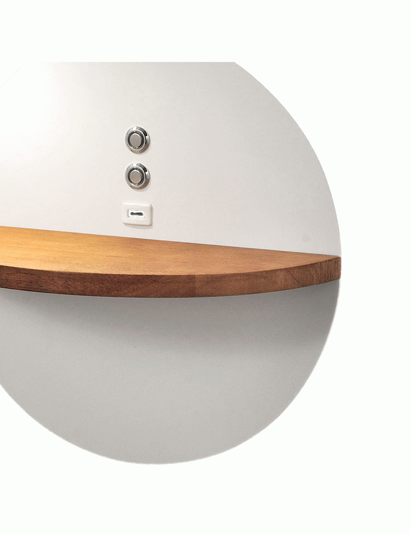 Candeeiro Parede Dual 30 cm