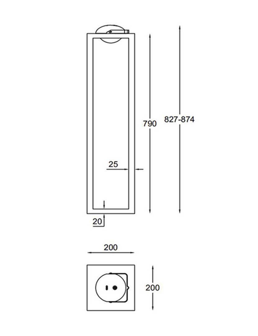 Candeeiro Mesa Blend 20 cm