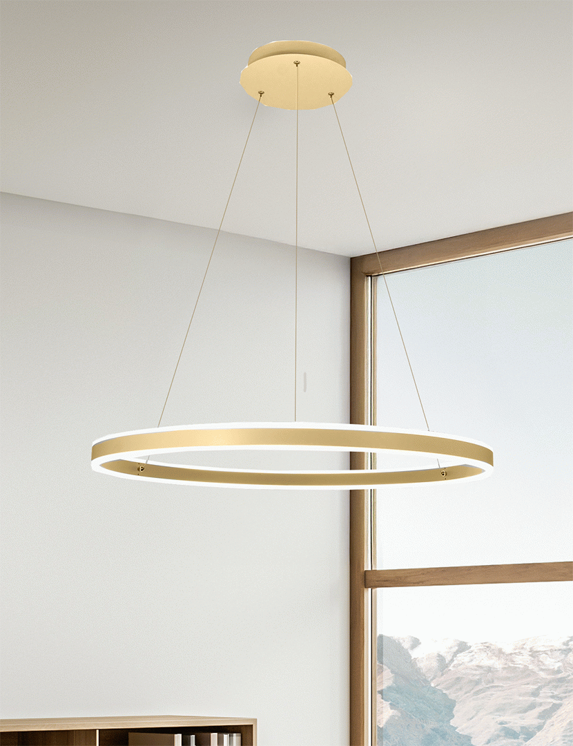 Candeeiro Teto Palau 80 cm