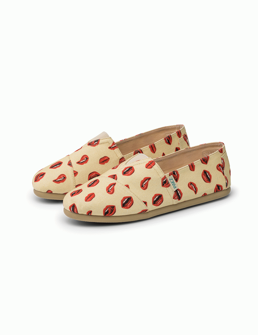 Alpercatas Senhora Print Liberation Kiss