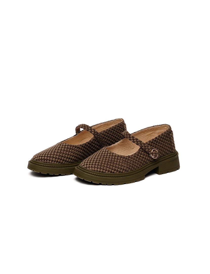 Alpercatas Senhora Platform Gum Mary Jane Duo Truffle