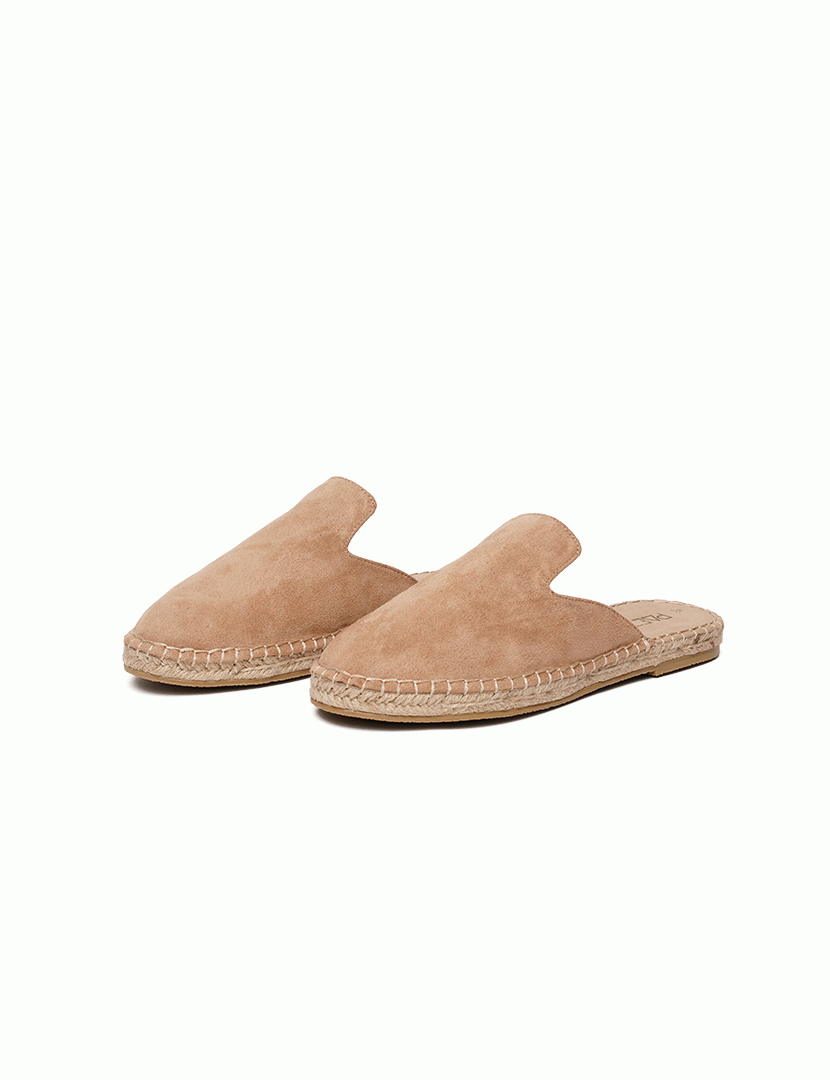 Mules Homem Vegan Suede Sand
