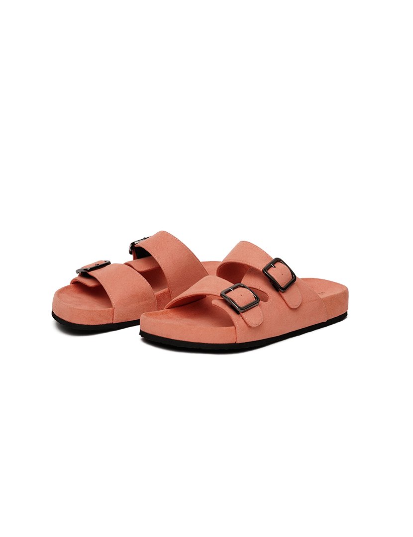 Sandálias Senhora Bio Vegan Suede Flaming