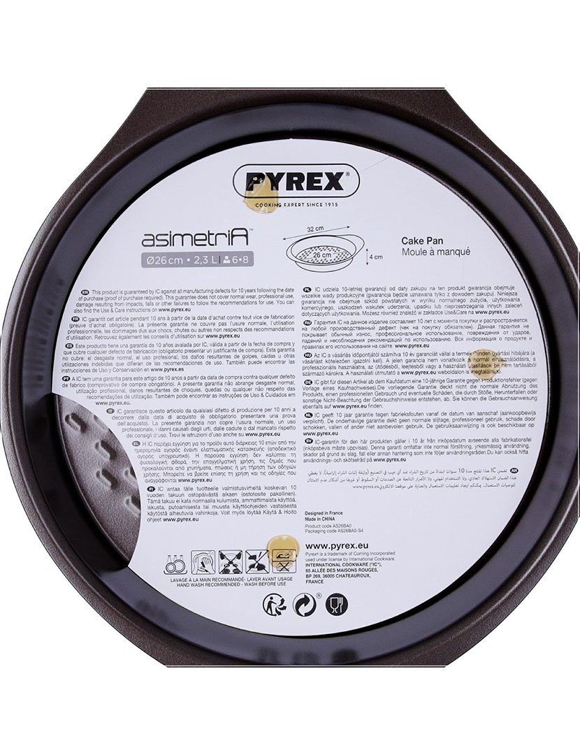 Forma Tarte Funda Asimetria 26 cm