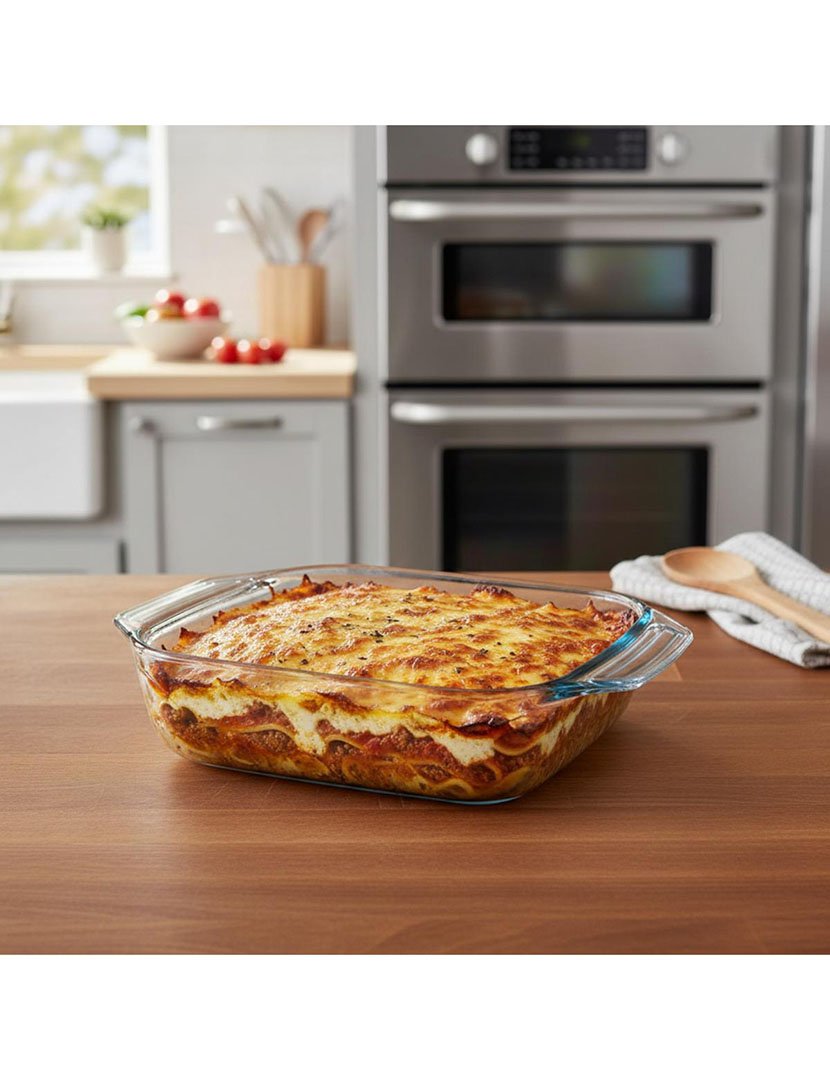 Tabuleiro Forno Quadrado Let's Share 29,2x22,7x6,8 cm