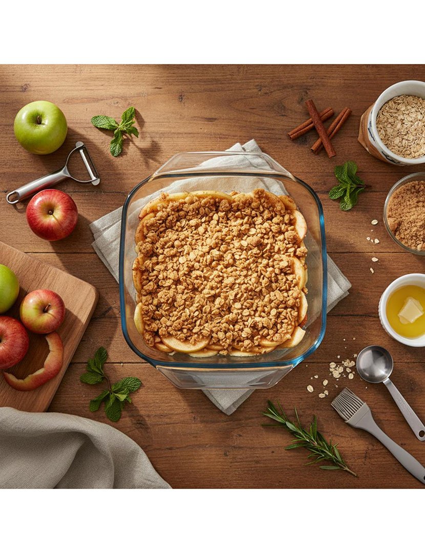 Tabuleiro Forno Quadrado Let's Share 29,2x22,7x6,8 cm