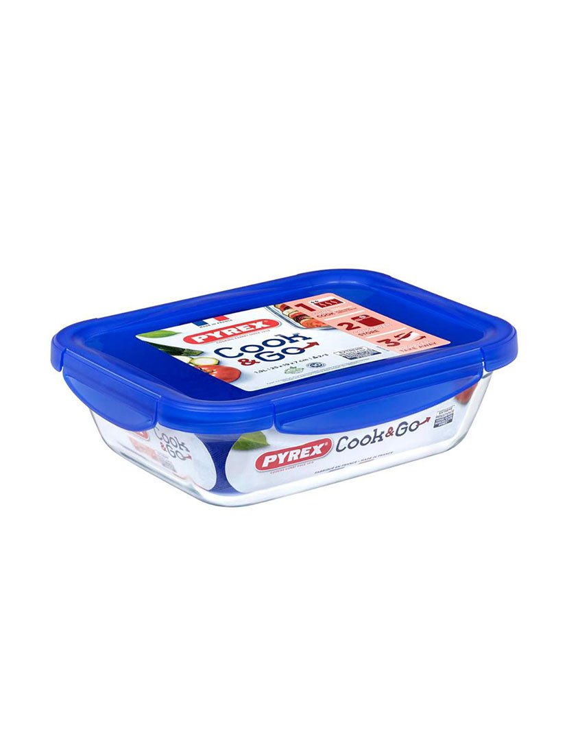 Caixa Hermética Rectangular Cook&Go 0,8L