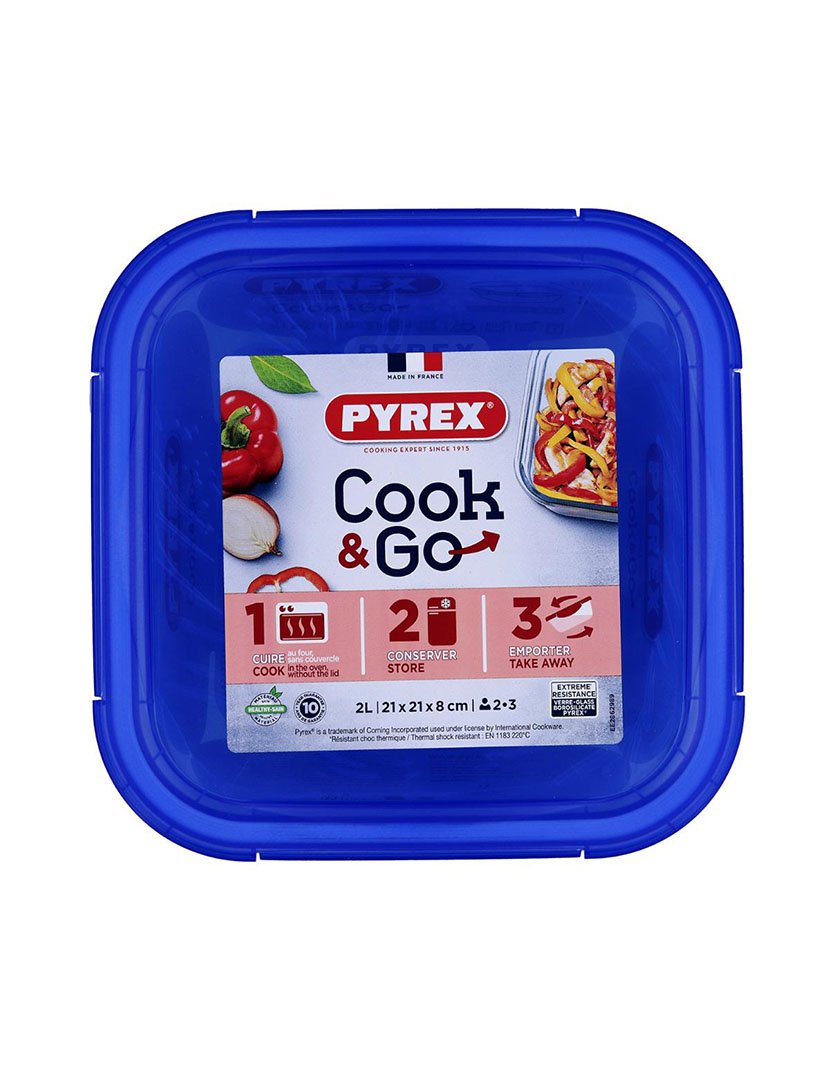 Caixa Hermética Rectangular Cook&Go 1,9L