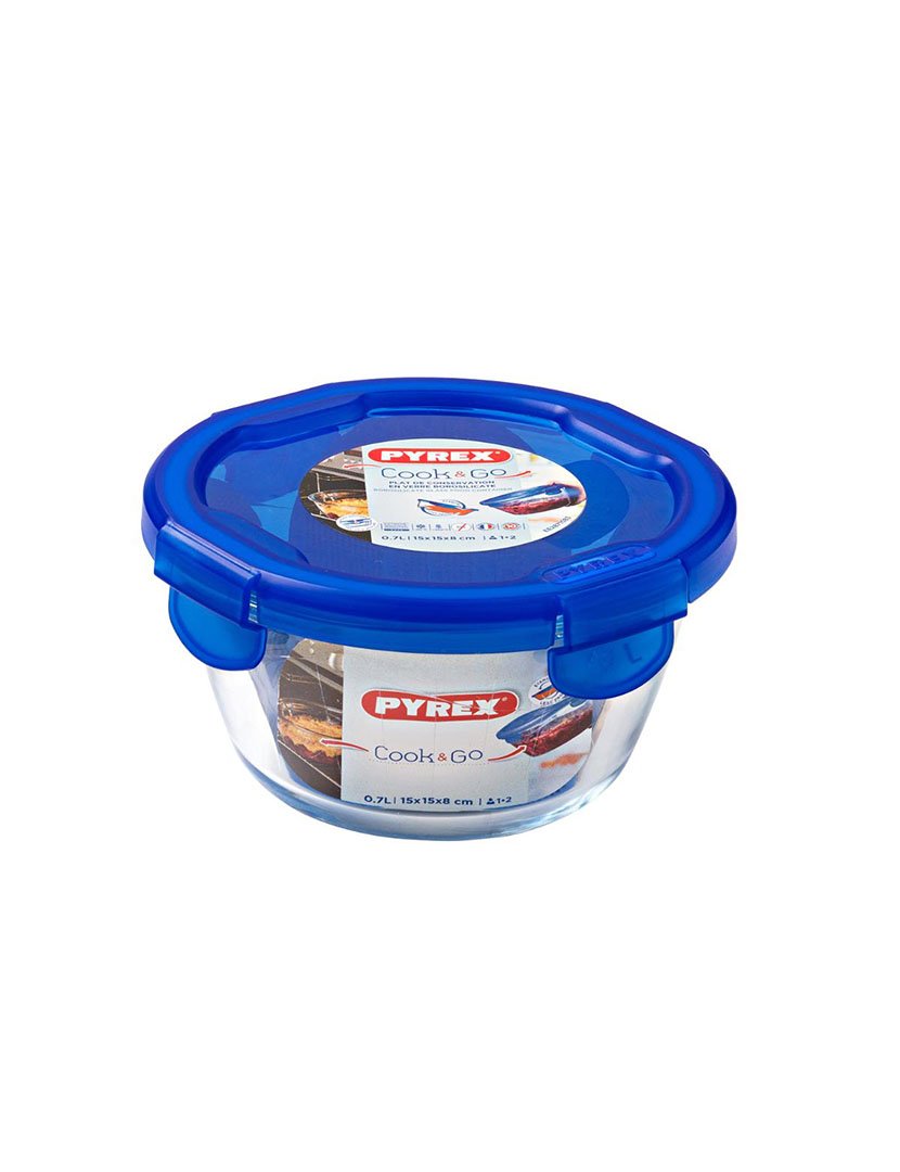 Caixa Hermética Redonda Cook&Go 0,7L