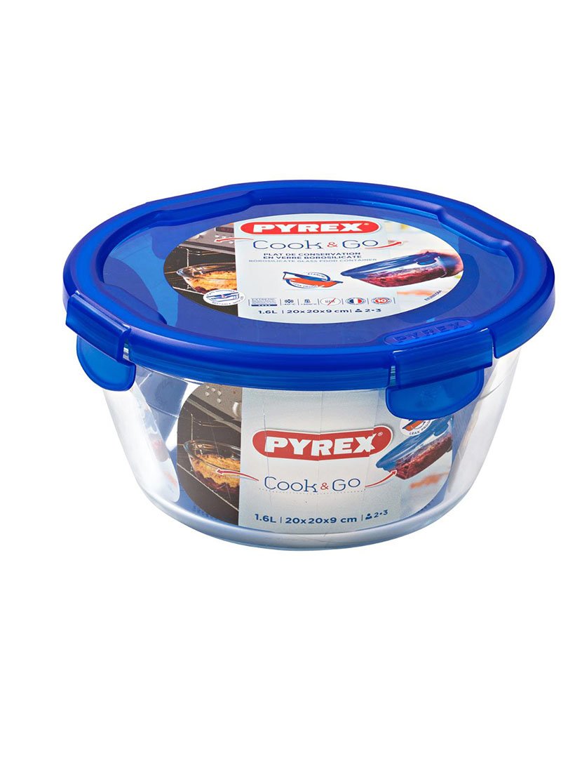 Caixa Hermética Redonda Cook&Go 1,6L