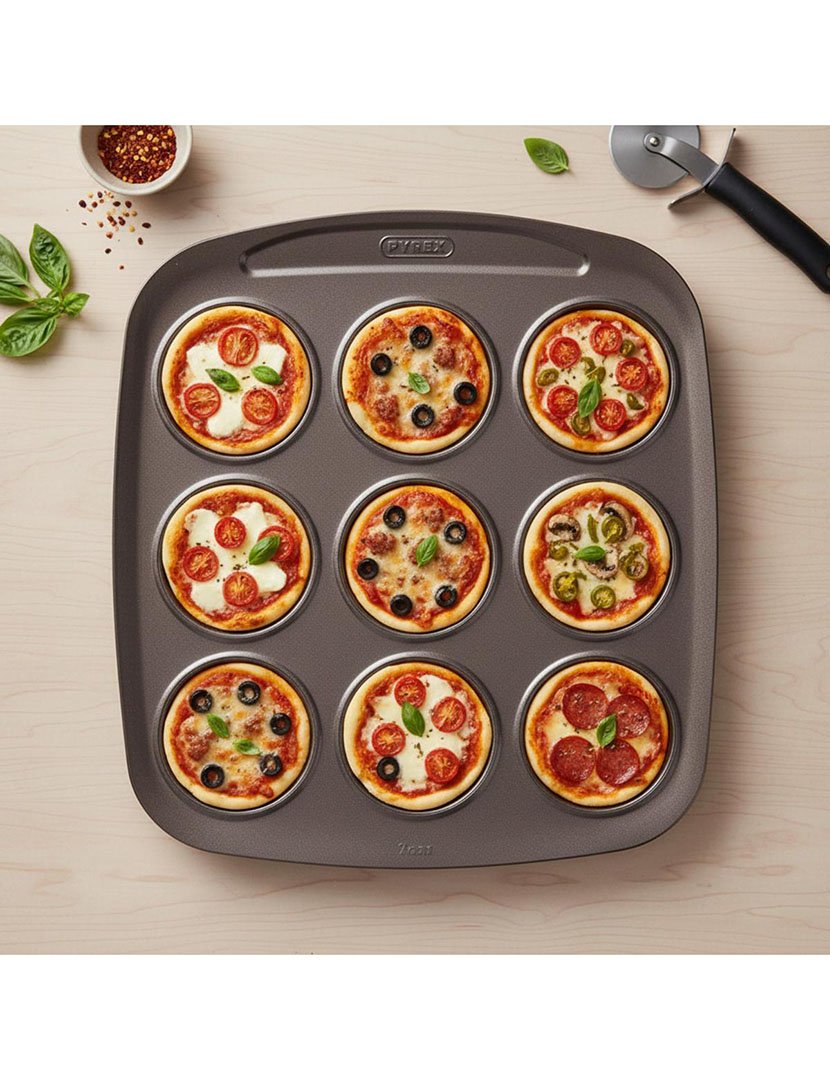 Forma Mini Pizza Asimetria 30x27,5x1,7 cm