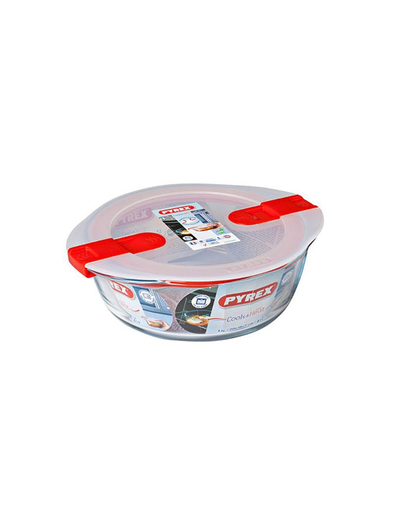 Caixa Hermética Redonda Cook&Heat 1,1L