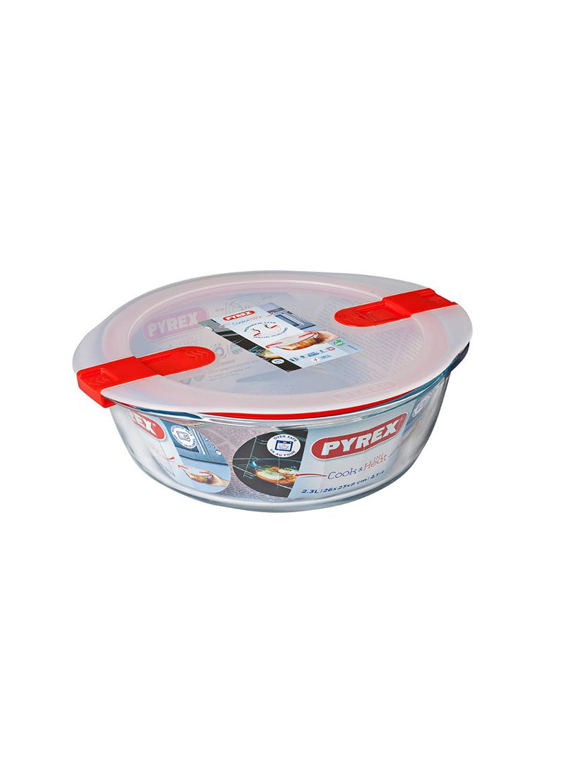 Caixa Hermética Redonda Cook&Heat 2,3L